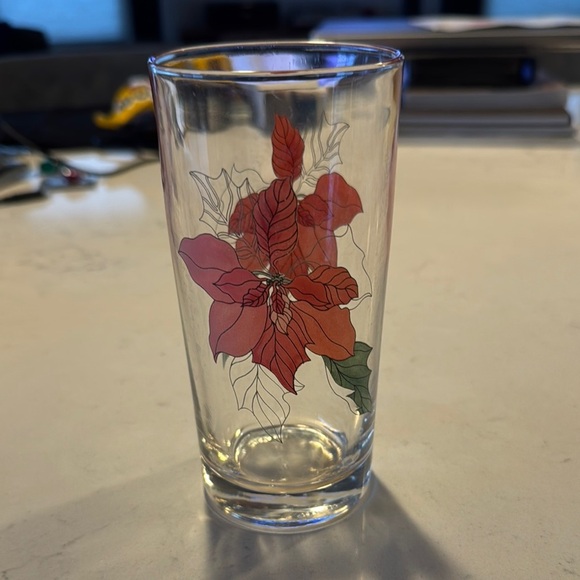 Floral Glass Tumbler - Picture 2 of 5